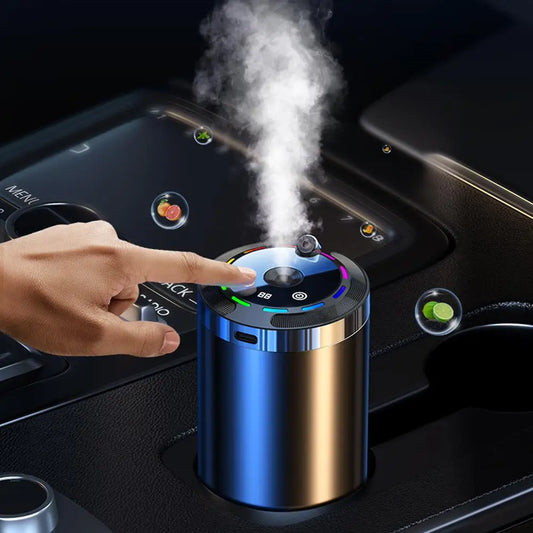 Star Light LED Air Freshener, Rechargeable Car Aroma Diffuser, 5 Levels Of Adjustable Intelligent Car Diffuser